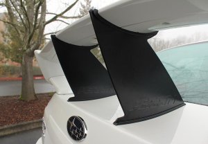 Subaru WRX STI Wing Stabilizer - Perrin Performance - Black - `11-`14 Subaru WRX STI Wing Stabilizer - Perrin Performance - Black - `11-`14